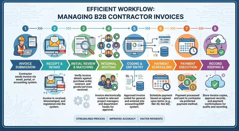 Managing B2B Contractor Invoices: A Workflow for Foreign Employers
